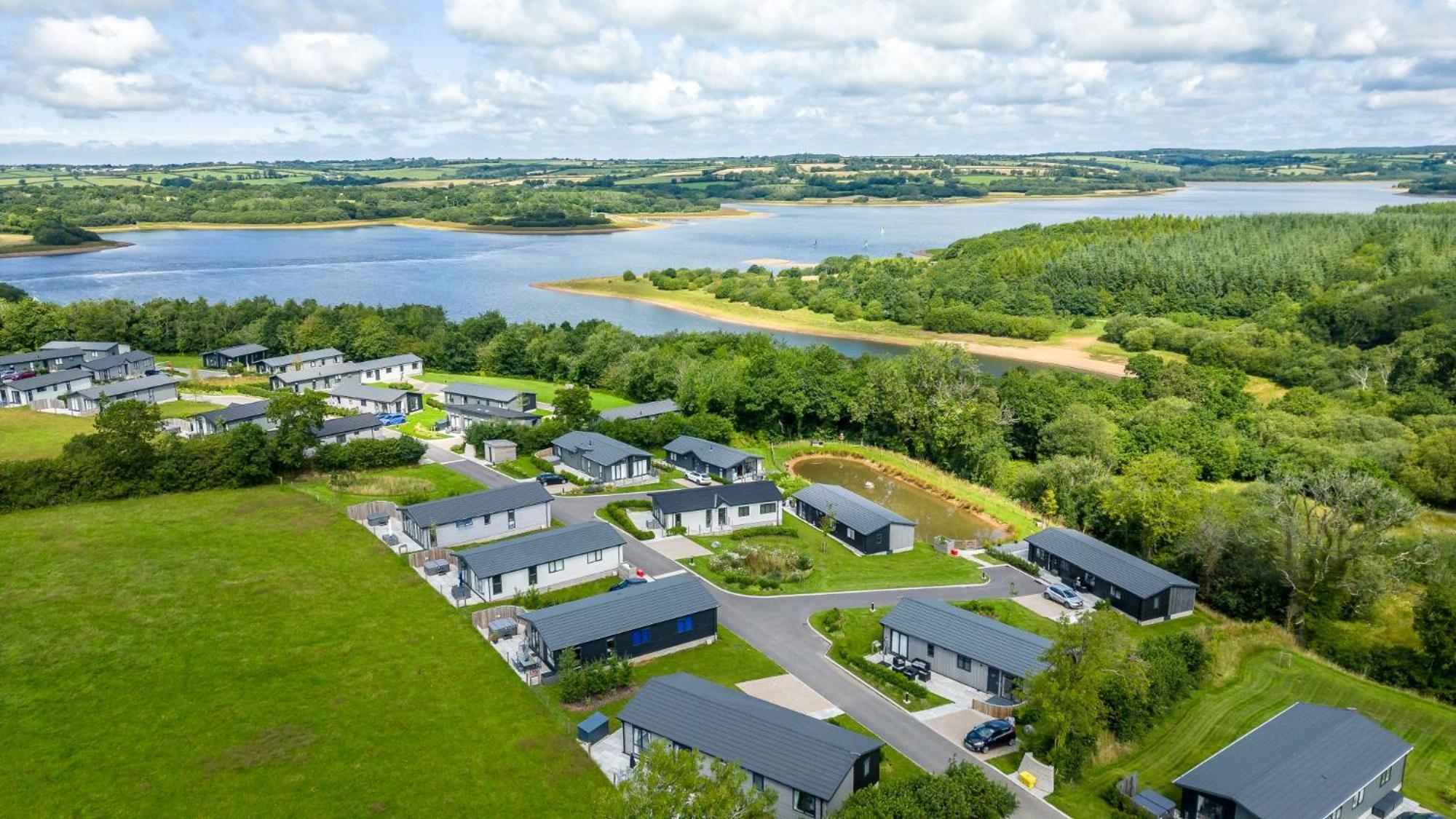 Lilac Lodge, 22 Roadford Lake Lodges 리프턴 외부 사진